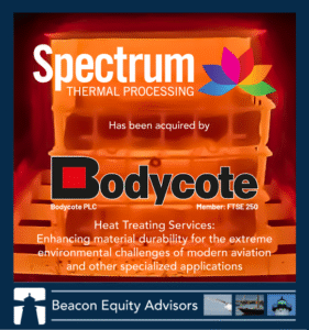 Bodycote purchases Spectrum Thermal Processing