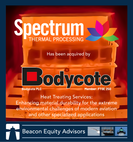 Bodycote purchases Spectrum Thermal Processing